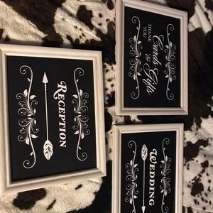 Wedding signs